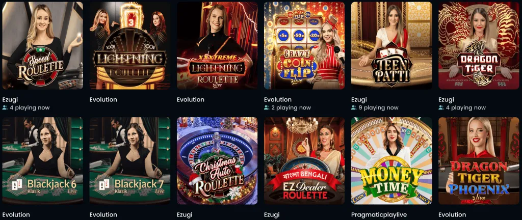 Live Casino Snatch Casino